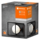 LEDVANCE ceiling light. DECOR.SQUARE 1xG9 IP44 ; black