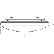 LEDVANCE ceiling light LED Orbis.Pure 21W 1500lm/830 IP20 25Y;