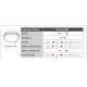 LEDVANCE ceiling light LED SURF.B.PFM 10.2W 800lm/830 IP65 50Y; white emergency.