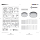 LEDVANCE ceiling light LED SURF.B.PFM 13.6W 1400lm/840 IP65 50Y; black sens.