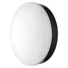 LEDVANCE ceiling light LED SURF.B.PFM 15.2W 1400lm/830 IP65 50Y; black emergency