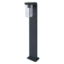 LEDVANCE column light. EnduraC Cascade 1xE27 IP44 80cm clear/dark grey