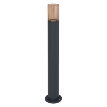 LEDVANCE column light. EnduraC Pipe 1xE27 IP44 80cm amber/dark grey