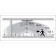 LEDVANCE damp proof batten LED DAMPPR.S 32W 4400lm/840 IP65 70Y; gray sens.