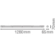 LEDVANCE damp proof batten  LED-tube. DAMPPR.HOUSING.G3 1x1200mm IP65 ;1280mm