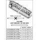 LEDVANCE damp proof batten  LED-tube. DAMPPR.HOUSING.G3 1x600mm IP65 ;675mm