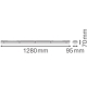 LEDVANCE damp proof batten  LED-tube. DAMPPR.HOUSING.G3 2x1200mm IP65 ;1280mm