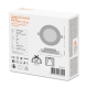 LEDVANCE downlight LED SLIM 6W 430lm/840 IP20 30Y; diameter 118mm white