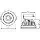 LEDVANCE downlight LED SPOT ADJUST 8W 660lm/830/36° IP20 DALI 50Y; diam.90