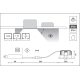 LEDVANCE downlight LED SPOT.DK 8W 680lm/930/36° IP44/IP20 50Y ; black
