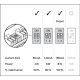 LEDVANCE downlight LED SPOT.FIX 8W 680lm/930/36° IP44/IP20 50Y; silver