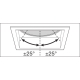 LEDVANCE downlight LED SPOT.SQ.DK 8W 650lm/830K/36° IP20 50Y ;90x90mm white