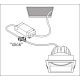LEDVANCE downlight LED SPOT.SQ.DK 8W 650lm/830K/36° IP20 50Y ;90x90mm white