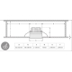 LEDVANCE downlight LED SPOT.SQ.DK 8W 650lm/830K/36° IP20 50Y ;90x90mm white