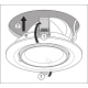 LEDVANCE downlight LED SPOT VARIO 35W 3350lm/830/24° IP20 50Y; diameter 180mm bi