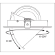 LEDVANCE downlight LED SPOT VARIO 35W 3550lm/840/24° IP20 50Y; diameter 180mm bi