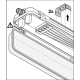 LEDVANCE DP HOUSING EM 1200 P 1XLAMP IP65 LEDV