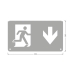 LEDVANCE EM EXIT PICTO DOWN LEDV
