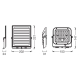 LEDVANCE ENDURA FL SPLIT SOL SEN 10W 840 RC