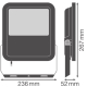 LEDVANCE FL 100 P 69W 10KLM 840 PS SY100 WT