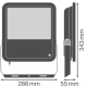 LEDVANCE FL 150 PCELL P 100W 840 15KLM PSBK