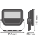 LEDVANCE FL 20 P 17W 2K4LM 830 PS SY100 BK