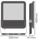 LEDVANCE FL 250 P 167W 25KLM 865 PS SY100WT