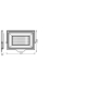 LEDVANCE FL ESSENTIAL 150W 840 BK LEDV