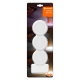 LEDVANCE flashlight LED DOT-IT NURSERY 0.17W 2lm/RGB USB; white 3pack + RC