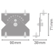 LEDVANCE LB FLEX ANGULATION MOUNT KIT 2X LEDV