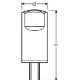 LEDVANCE LED capsule PARATHOM 0.9W/10W G4 2700K 100lm NonDim 20Y clear