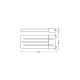 LEDVANCE LED DULUX F EM 20W/36W 2G10 4000K 2500lm/130° NonDim 30Y