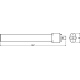 LEDVANCE LED DULUX S EM 6W/11W G23 3000K 630lm/120° NonDim 30Y