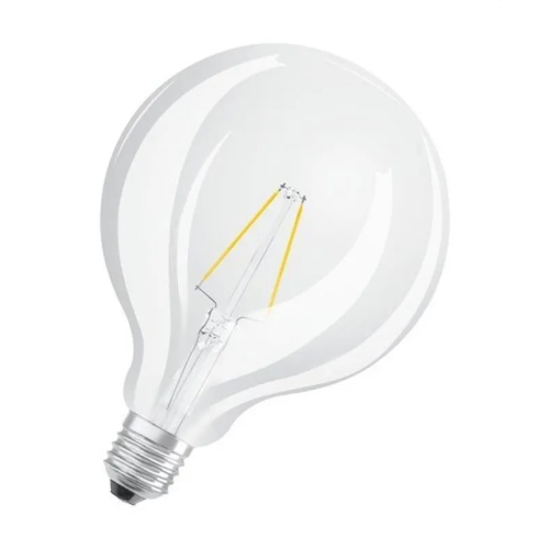LEDVANCE LED filam.globe G125 1,8W/25W 230V E27 2700K 250lm NonDim CL;Bílá