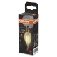 LEDVANCE LED filament candle 1906 B35 1.5W/12W E14 2400K 120lm NonDim 15Y gold