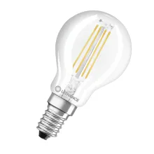 LEDVANCE LED filament lamp SUP COMF P45 3.4W/40W E14 4000K 470lm Dim 15Y clear