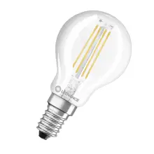 LEDVANCE LED filament lamps PFM P45 4.8W/40W E14 2700K 470lm Dim 15Y clear