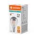 LEDVANCE LED filament lamps PFM P45 4W/31W E27 2700K 380lm 15Y; silver canopy