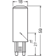 LEDVANCE LED PIN60 4.9W 840 CL G9 P
