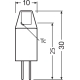 LEDVANCE LED PINMIC10 1W/827 12V G4 P LEDV