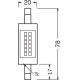 LEDVANCE LED SLIM 78 60 7W 827 CL R7S P LEDV