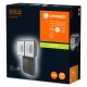 LEDVANCE LED wall light Endura 16W 1500lm/840/50 ° IP55; gray
