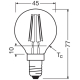 LEDVANCE LEDCLP40DIMEELC 2.9W 827FILCLE14 S LEDV
