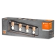 LEDVANCE light ceiling lamps. DECOR.NAIROBI.C 4xE27 ; black/wood