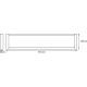 LEDVANCE light fixture LED OFFICE LINE 25W 2500lm/840 IP20 30Y ;615mm