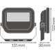 LEDVANCE light.flood.LED FLOODLIGHT.PFM 10W 1100lm/830 IP65 70Y; black