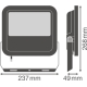 LEDVANCE light.flood.LED FLOODLIGHT.PFM 65W 8000lm/865 IP65 70Y; black