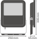 LEDVANCE light.flood.LED FLOODLIGHT.PFM 80W 10000lm/840 IP65 70Y; black
