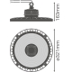 LEDVANCE light.highbay.LED HIGHB.PFM 155W 22000lm/840/70° IP65 80Y ;