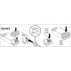 LEDVANCE light panel.LED PANEL.C 53W 5830lm/840/90° IP44 70Y 120x60; DALI